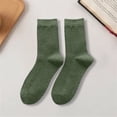 thumbnail image 1 of WCJM Cotton Crew Socks for Men Casual Business Mid Calf Breathable Tube Socks Dress Socks for Office or Everyday Use 1 Pair, 1 of 4