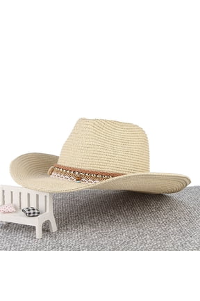 Cowboy Polyester Hat Beige Cowboy One Size
