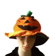 thumbnail image 1 of WCJM Cute Pumpkin Theme Bucket Hat for Women Men Halloween Fall Fishing Sun Cap Unisex Cotton Breathable, 1 of 3
