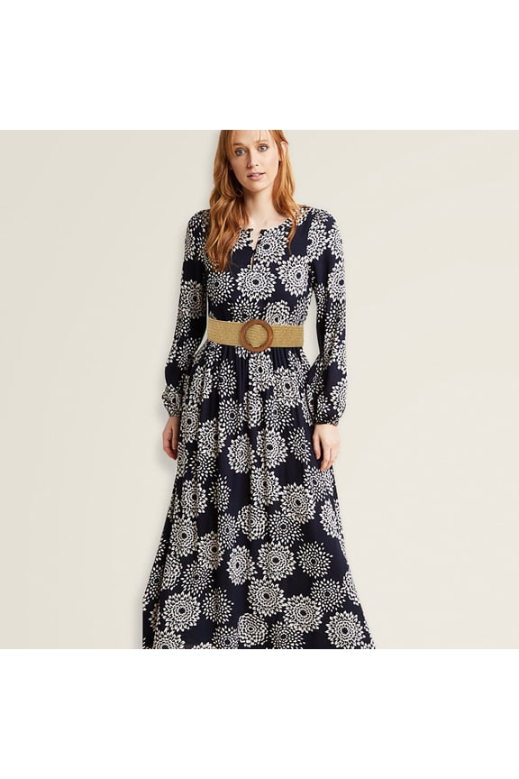 Fashion Wooden Buckle Belt for Women Wide Elastic Waistband with Decorative Buckle Adjustable Stretchy Belt for Dresses Coats or Jeans(Khaki)
