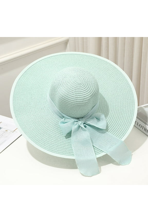 FemaleCap Wide Women’s Hat Sun Eaves Beach Hat Fisherman Sun Breathable Baseball Caps Green