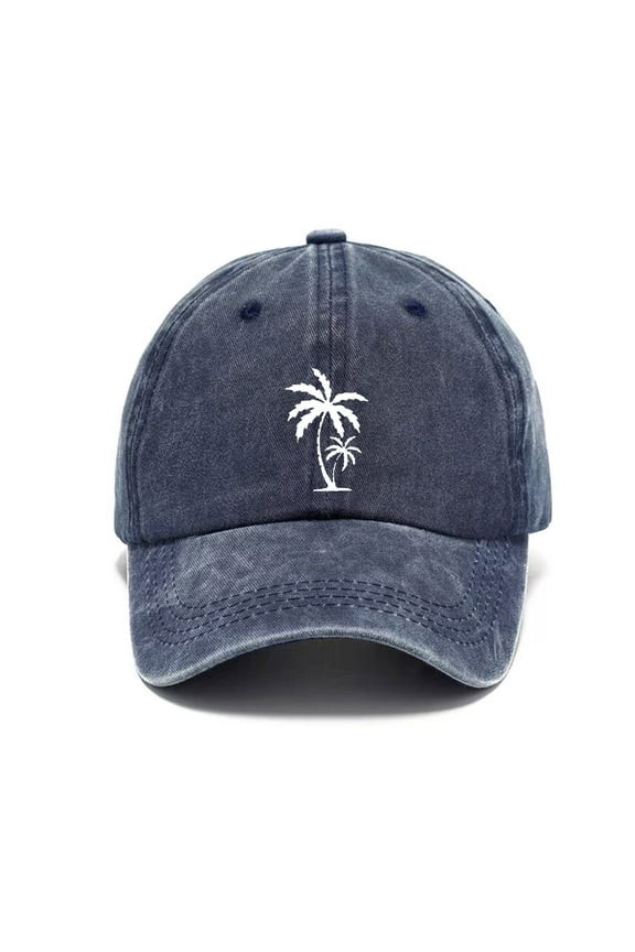 FemaleDistressed Baseball Cap Dad Hats For Men Women Vintage Washed Cotton Trucker Hat Adjustable Profile Caps Navy