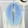 thumbnail image 1 of WCJM FemaleWomen's Plush Collar Scarf Wrap Cold Winter Warmer Women's Neck Warmer Scarf Wrap Blue, 1 of 4
