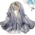 thumbnail image 1 of WCJM FemaleWomen's Summer Sunscreen Scarf Beach Scarf Long Thin Scarf Dark Blue, 1 of 3
