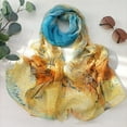 thumbnail image 1 of WCJM FemaleWomen's Summer Sunscreen Scarf Beach Scarf Long Thin Scarf Mint Green, 1 of 3