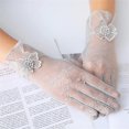 thumbnail image 1 of WCJM Gray Lace Women's Gloves Lace Summer Thin Ice Gloves, 1 of 7