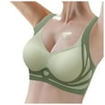 thumbnail image 1 of WCJM Green Fitting Bra Wireless Bra Bra Fitting Anti Sagging Everyday Bras, 1 of 8