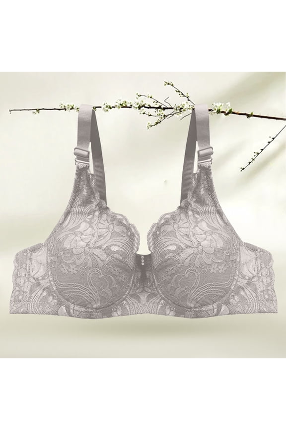 Grey Womens Cut Bra Underwear Bralette Crop Top Female Bra Brassiere Bra Thin Cup Bra Unpadded Bra