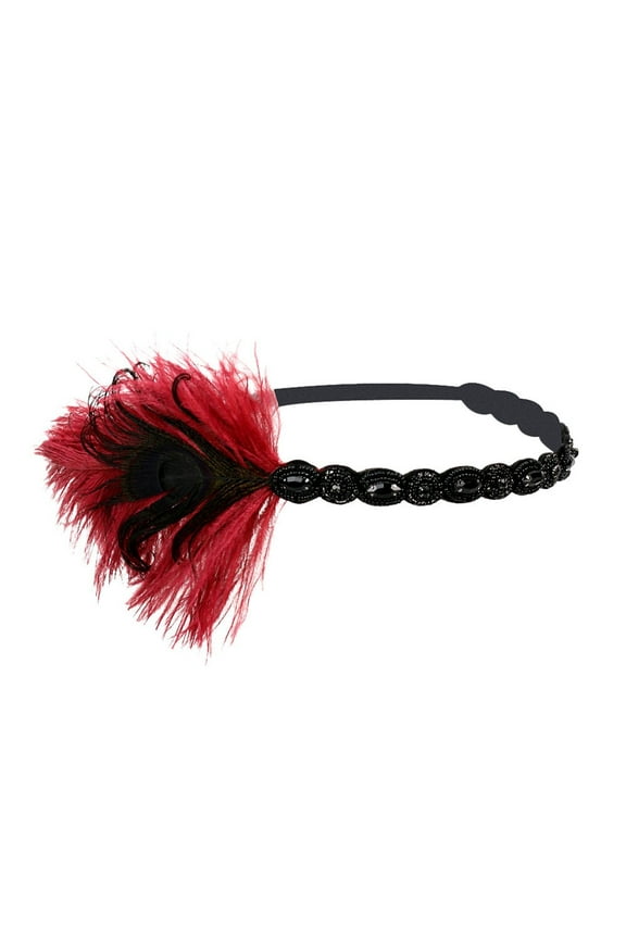 Heardband Lady Headscarf Wine Red Heardband One Size