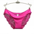 thumbnail image 1 of WCJM Hot pink Women lace Panties Seamless Cotton Panty Hollow briefs Underwear Hot/S, 1 of 4