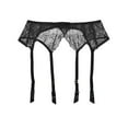 thumbnail image 1 of WCJM Lace Trim Elastic Brief for Women Stretchy Underwear with Detachable Garter Style Comfortable Skirted Panty for Everyday Wear, 1 of 4