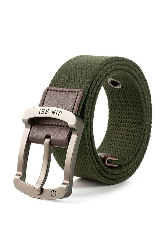 Ladies Thin Waist Belt Polyester Belt Army Green Belt M
