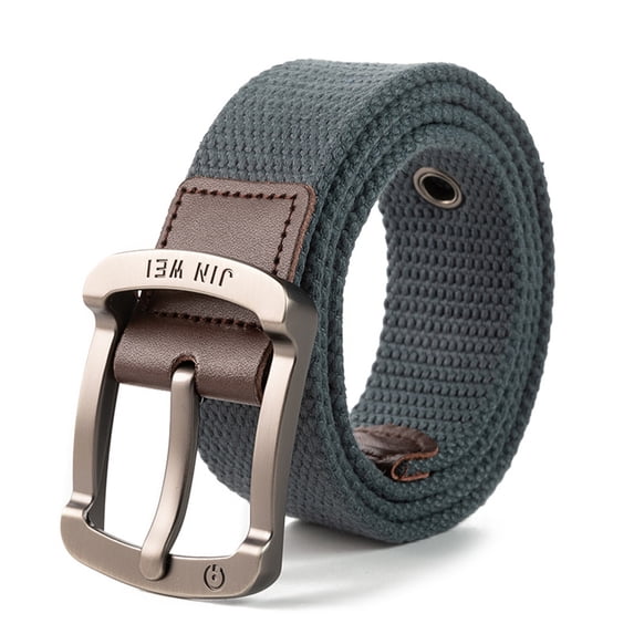 WCJM Ladies Thin Waist Belt Polyester Belt Dark Gray Belt Xl