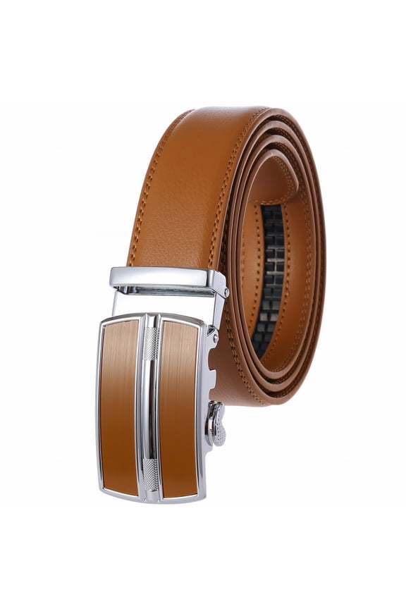 MaleBelt Men'S Cowhide Belt Automatic Buckle Waistband 48 Inch Belt Casual Belts Automatic Buckle R