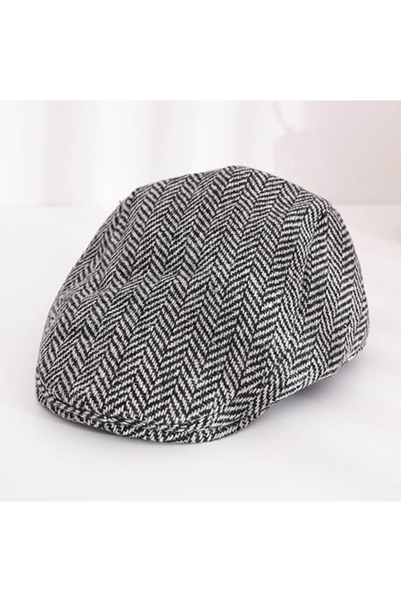 MaleChildren Beret Fashionable And Comfortable New Vintage Style Trend Cap Role Playing Beret Grey