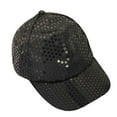 thumbnail image 1 of WCJM MaleNew Fashion Unisex Pure Color Sequined Hats Baseball Caps Black, 1 of 3