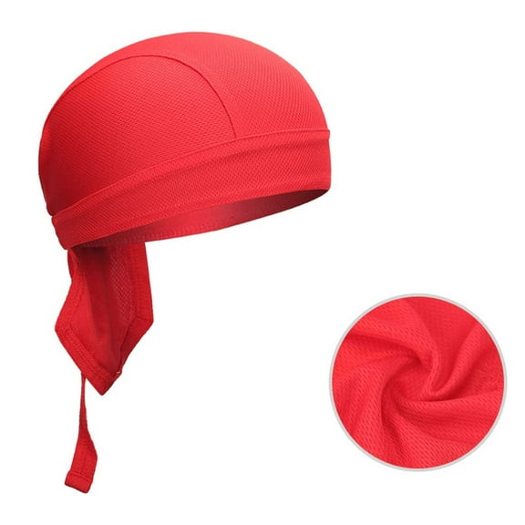WCJM Red Polyester,Spandex Base Cap Summer 50 + Cap Inner Cap Breathable And Quick Drying Headwear Cap Outdoor Sport For Both