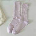 thumbnail image 1 of WCJM Running Socks With Heel Tab Lady Short Socks Purple Socks One Size, 1 of 4