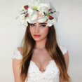 thumbnail image 1 of WCJM All Saints' Day Flower Headband for Women Butterfly Tea Fascinators Hat Halloween Costume Headpiece Flower Headband for Women Butterfly Tea Fascinators Hat Halloween Costume Headpiece, 1 of 7