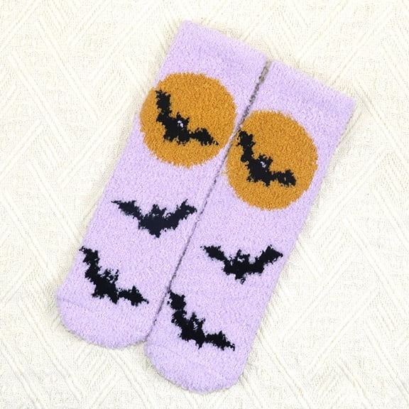 WCJM Samhain Womens Ankle Socks Thin Cotton Gym Athletic Mini Crew Mens Cushioned Ankle Socks Low Cut Breathable Casual Socks Halloween Women Scary Bat Pumpkin Cat Coral Fleece Soft Socks