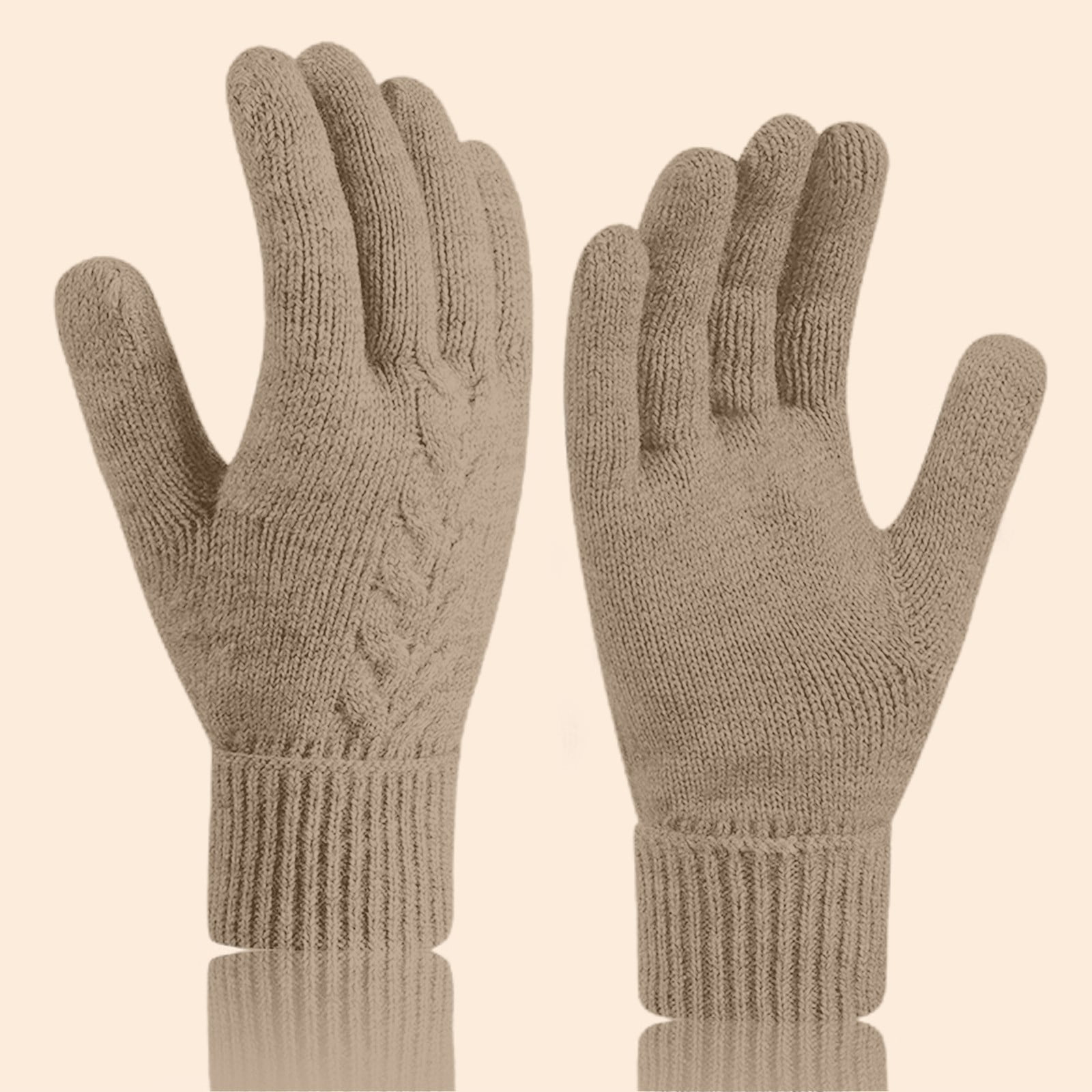 knit football gloves