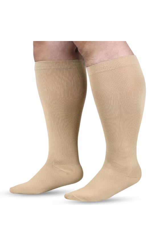 No Show Socks Womens Low Cut Non Slip Athletic Cotton Invisible Women Sock Wide Calf Compression Socks for Women and Men Circulation Plus Size Knee High Support Stockings