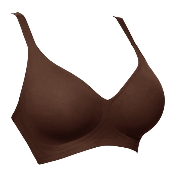 WCJM Silent Suspension Bra In Cup Support Rear Fastening Wireless Womens Everyday Bralette Black Bra