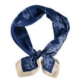thumbnail image 1 of WCJM Silk Scarves For Women Polyester Scarf Navy Silk Scarves One Size, 1 of 2