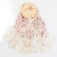 thumbnail image 1 of WCJM Silk Scarves Polyester Scarf Beige Silk Scarves One Size, 1 of 3