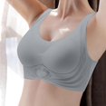 thumbnail image 1 of WCJM Silver Women's Seamless Bras No Underwire Scalloped Up Bras Soft Wireless Comfort Bralettes Full Coverage Everyday Bra, 1 of 5