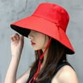 thumbnail image 1 of WCJM Sun Hats For Women Uv Protection Polyester Sun Hat Black Sun Hats One Size, 1 of 3