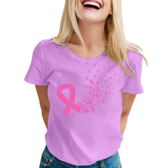 WCJM T Shirts Short Sleeve V Neck Tees for Women Fashion Tops Trendy Lightweight Casual Summer Outfits Clothes 2026 Beach Women Crewneck Striped Short Sleeve T-Shirt Top Blouse