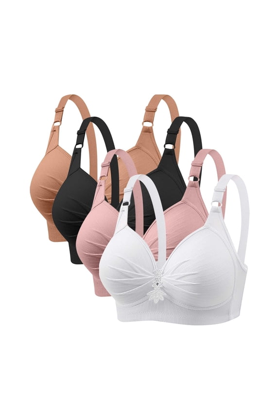 Under$ 10 Fashion Underwire Floral Lace Sheer Lingerie Set For Women Women'S Polyester Underwear Bra & Brief Sets
