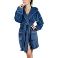 thumbnail image 1 of WCJM Under $ 18 Pajama Set For Women Blue Women's Vinyl Coat Women's Sleepwear (Xxl), 1 of 3