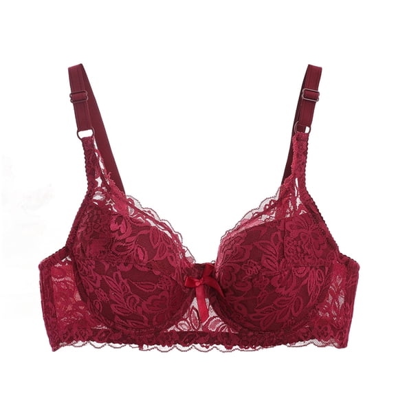 WCJM Under $ 5 Women's Cotton Stretch Underwear Wine Women Blending Shirts Bra 95C