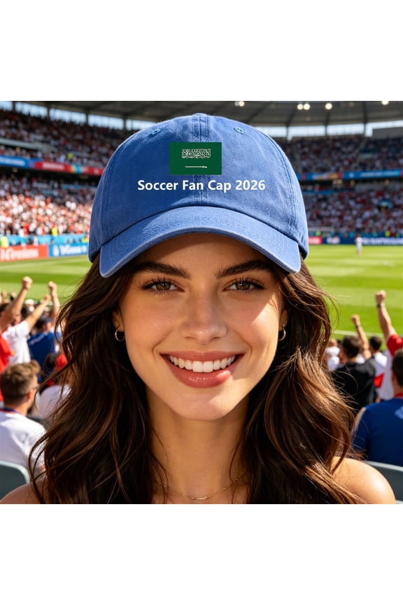 Unisex Green Yellow Flag Baseball Cap for Football Match Tailgate and Regular Outdoor Activities