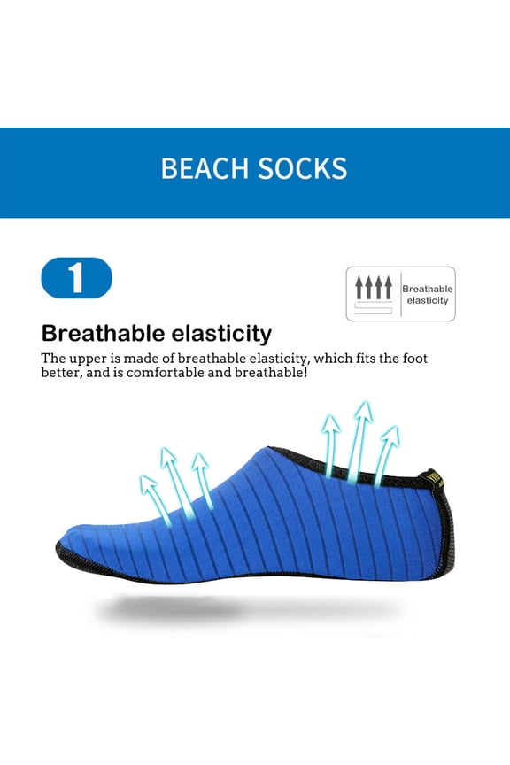 Unisex Speed Yoga Water Socks Quick Dry Aquatic Socks for Men Women Anti Slip Grip for Beach Swimming or Hot Yoga