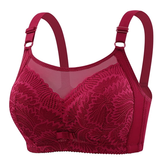WCJM Up To 50% Off Bra 6 Pcs Sports Bras For Women Lace Bra Red,40