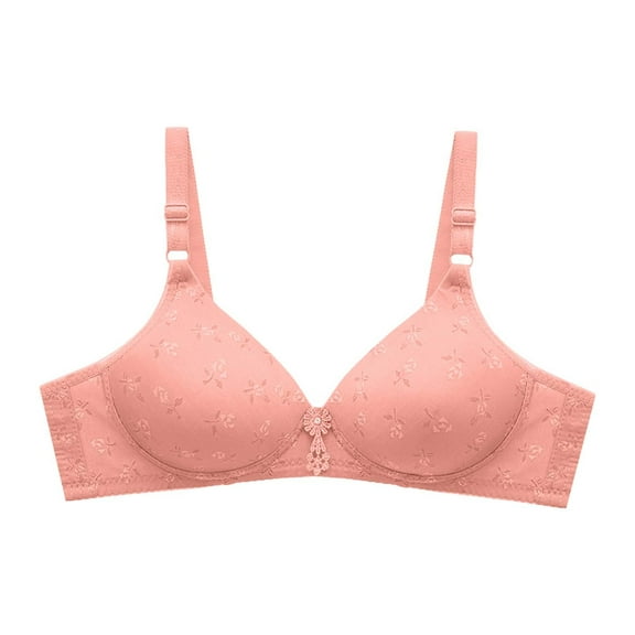 WCJM Up To 50% Off Bra 6 Pcs Sports Bras For Women Nylon,Spandex Bra Hot Pink,36