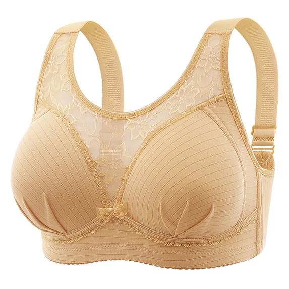 WCJM Up To 50% Off Bra 6 Pcs Sports Bras For Women Nylon,Spandex Bra Khaki,40