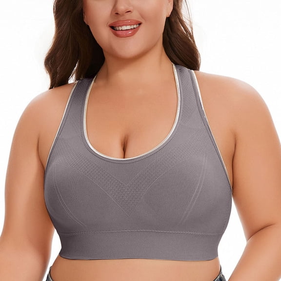 WCJM Up To 50% Off Bra Cute Low Rise Bikini Panties Cotton Bra Grey,Xxxl