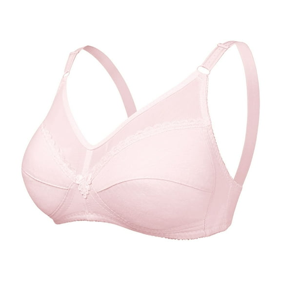 WCJM Up To 50% Off Bra Fashion Underwire Polyester Bra Pink,36