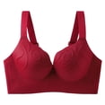 thumbnail image 1 of WCJM Up To 50% Off Bra High Cut Breathable Fashion Womens Nylon,Spandex Bra Wine,80, 1 of 2