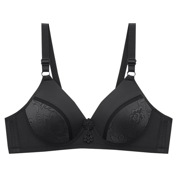 WCJM Up To 50% Off Bra High Waisted Full Coverage Ladies Panties Nylon,Spandex Bra Black,42