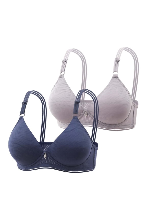 Up To 50% Off Bra High Waisted Full Coverage Ladies Panties Nylon,Spandex Bra Light Blue,C