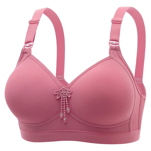 WCJM Up To 50% Off Bra High Waisted Full Coverage Ladies Panties Nylon,Spandex Bra Pink,44