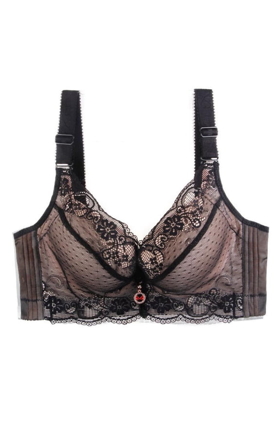 Up To 50% Off Bra Impact Spaghetti Thin Strap Spandex Bra Black,34B