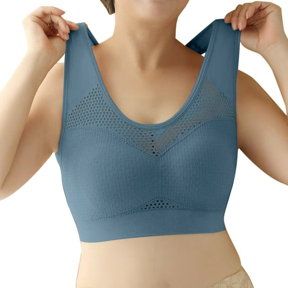 WCJM Up To 50% Off Bra Low Rise Sheer Matching Bra And Panty Set Cotton Bra Navy,Xxl