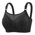 thumbnail image 1 of WCJM Up To 50% Off Bra Low Rise Sheer Matching Bra And Panty Set Lace Bra Black,38, 1 of 2