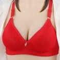 thumbnail image 1 of WCJM Up To 50% Off Bra No Show Panties Lace Bra Red,42, 1 of 4